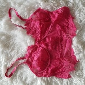 Pink Lace Bralette